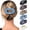 Frosted-06, variant on AWAYTR 6 Pack Matte Flat Hair Claw Clips, Large Oval French Clips, No Slip Strong Grip for Yoga, Daily & All Hair Types