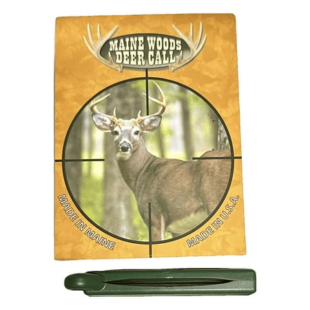 Deer Call an Effective Hunters Tool that is carefully designed to perfectly mimic the call of the Maine woods deer.