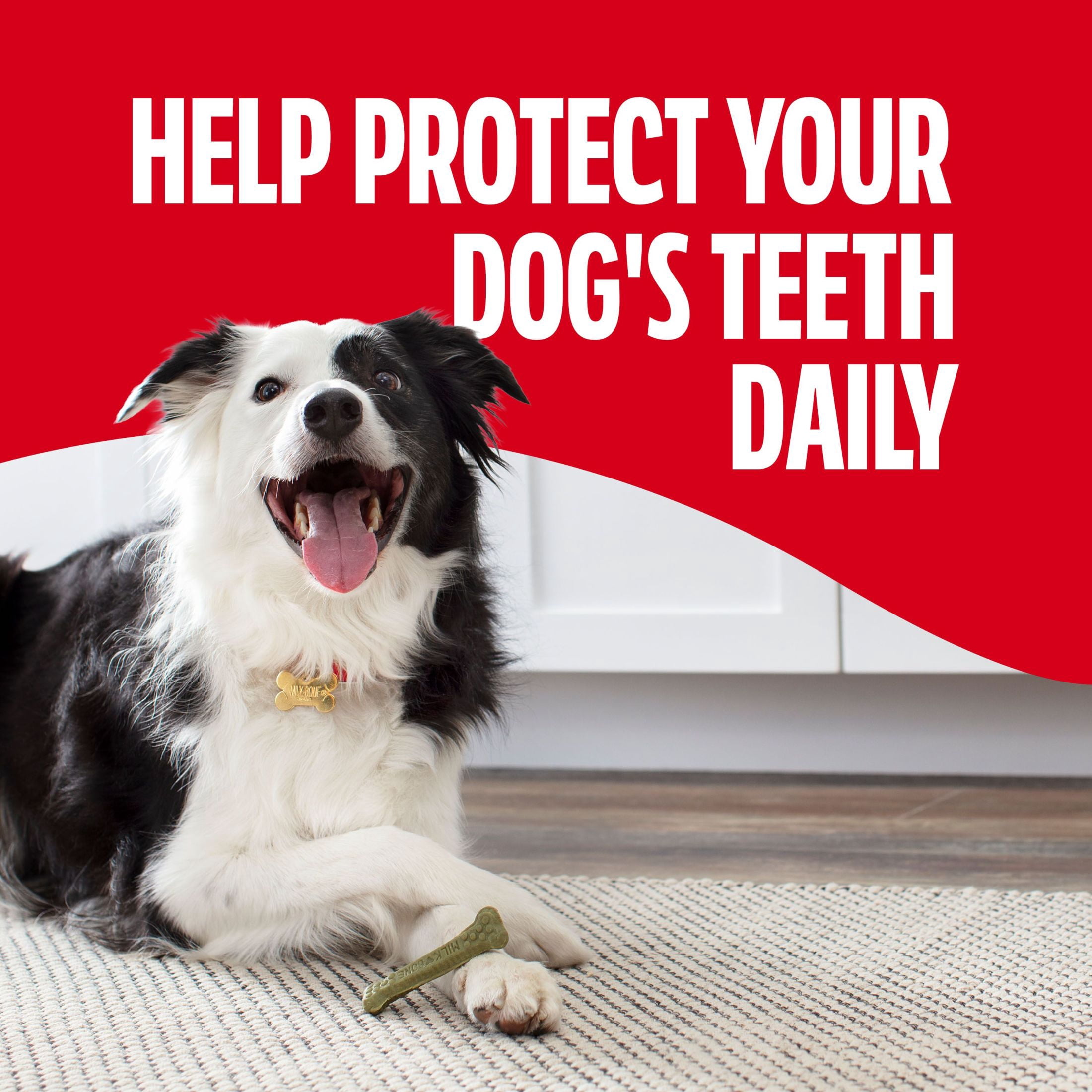 Milk Bone Brushing Chews Original Fresh Flavor Daily Dental Dog Treats, Small/Medium, 7.1 oz Bag