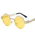 thumbnail image 1 of Lunettes de Soleil Métal Rondes Punk Polarisées Tendance Lunettes de Soleil 2680, 1 of 2