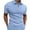 Light Blue, variant on Brnmxoke Men's Pique Polo Shirts Short Sleeve Button Down Golf Tennis Shirts Solid Color Summer Casual Slim Fit Collared Workout Shirts