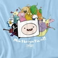 thumbnail image 2 of Adventure Time Mathematical Women's T Shirt, Light Blue, Small, 2 of 6