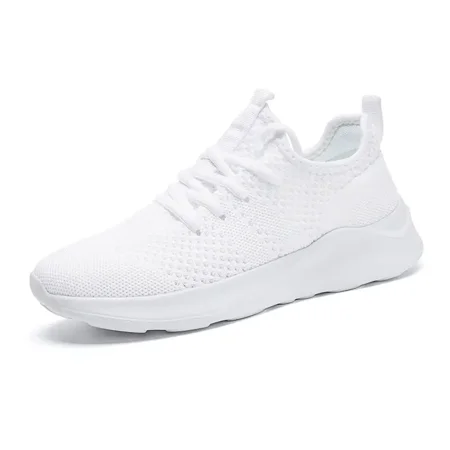 

Solid Color Mesh Sneakers Women‘s Fashion Breathable Low Top Running Sneakers For Outdoor Activities