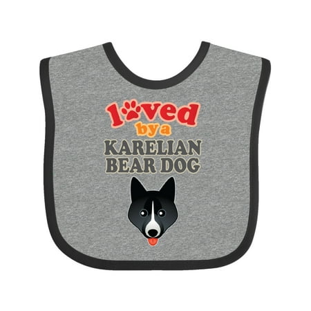 

Inktastic Karelian Bear Dog Lover Gift Baby Boy or Baby Girl Bib