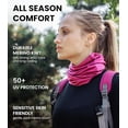 thumbnail image 5 of Merino.tech Merino Wool Ski Neck Gaiter - Face Mask Neck Warmer for Men & Women Charcoal Pack of 2, 5 of 6