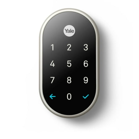 Google Nest x Yale Lock (Satin Nickel) with Nest Connect