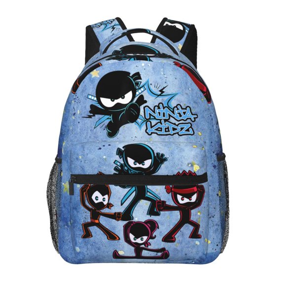 Ninja Kidz Backpack Lightweight Bookbag Casual Daypack For Women Men Travel Laptop Bag Multifunctional Bag