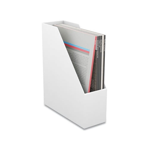 Plastic Magazine File 3.66 x 10.3 x 12.51, White