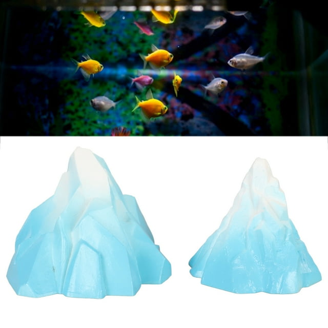 Underwater Iceberg Ornament, Aquarium Iceberg Decoration Landscaping Simulation Vivid For Freshwater