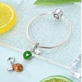 thumbnail image 6 of MULA 925 Sterling Silver DIY Charm 5A Zircon Fruit Clover Pendant fit Bracelet for Women Jewelry, 6 of 7