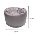 thumbnail image 2 of Sillón Puff Round Color Gris Lunics Lunics Puff Round Med GR, 2 of 5