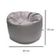 thumbnail image 2 of Sillón Puff Round Color Gris Lunics Lunics Puff Round Med GR, 2 of 5