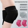 thumbnail image 3 of 1 Paire Genouillères Sport Course Entraînement Physique Exercice Entraînement Physique Gym Protection Basket Genouillère Manchon Support Protection Douce Protecteur Rose Rouge, 3 of 7
