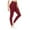 Red, variant on Women Yoga Pants Workout Leggings With Pocket High Waisted Buttery Soft Yoga Pants for Tummy Control and Stretchy Fitness Women Leggings
