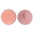 thumbnail image 4 of Unique Bargains 1 Pc Round Hair Shampoo Brush for Head Massage 3.15"x3.15"x2.95" Pink, 4 of 6