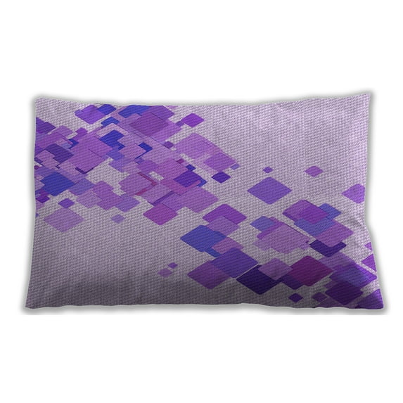 Ahgly Company Outdoor Rectangular Contemporary Lumbar Throw Pillow, 13 inch by 19 inch