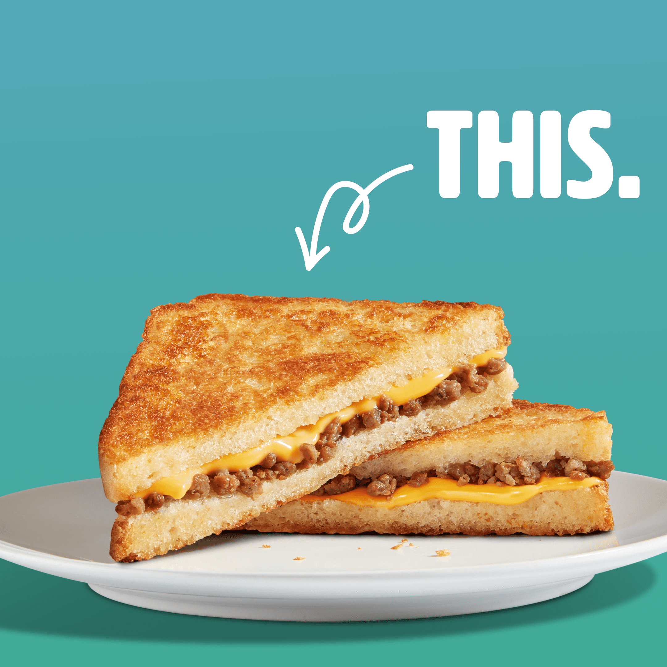 Lily's Toaster Grills - American Cheese Sandwich - Frozen Meal, 2 Pack