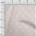 thumbnail image 2 of oneOone Polyester Spandex Light Pink Fabric Asian Block Print Traditional Dress Material Fabric Print Fabric By The Yard 56 Inch Wide, 2 of 4