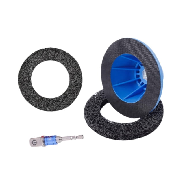 4x Herramienta abrasiva para limpieza de cubos de rueda Kit de limpieza y renovación de cubos de rueda universal para