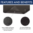 thumbnail image 3 of Carpeted Entrance Mat, Black, 3ft. x 4ft., 3 of 4