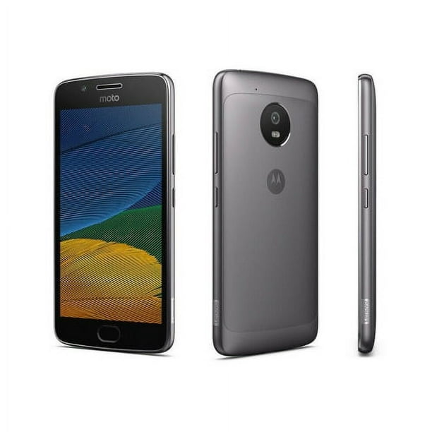 Motorola Moto G5 16GB 5.0" Gris Lunaire Déverrouillé XT1670 Smartphone Déverrouillé - Bien Remis à Neuf
