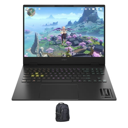 HP OMEN Transcend Gaming/Entertainment Laptop (Intel i7-13700HX 16-Core, 16.0in 240 Hz Wide QXGA (2560x1600), GeForce RTX 4070, 16GB DDR5 4800MHz RAM, Win 11 Pro) with Premium Backpack