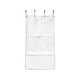 thumbnail image 2 of Organizador de almacenamiento para duchas con 6 bolsillos de malla - bolsa colgante de secado rápido de 13x23 pulgadas para artículos esenciales y juguetes del baño, 2 of 6