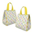 thumbnail image 2 of Pastel Princess Flower Pattern Insulated Lunch Bag for Women & Adults,Large Portable Soft Cooler Lunch Bag,Thermal Food Storage Tote with Pearl Cotton,8.66L,8.75x5.75x9.5 Inch, 2 of 6