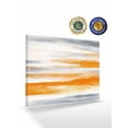 thumbnail image 2 of Orange Gray White Wall Art for Living Room,Canvas Picture Wall Decor for Bathroom Bedroom,Farmhouse Abstract Ombre Texture Painting Artwork for Office Kitchen Hallway Dining Room Home Decor 16"x20", 2 of 8