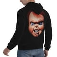 thumbnail image 4 of Lsque Chucky Pattern Casual Men's Hoodie,Hooded Sweatshirt with Kangaroo Pocket,Pullover Hoodie-X-Large, 4 of 8