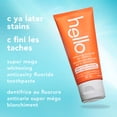 thumbnail image 2 of hello Super Mega Whitening Toothpaste with Fluoride, Peppermint, 82 ml Tube, 2 of 8
