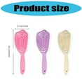 thumbnail image 5 of Jesscasday Travel Friendly Curved Detangling Brush Protects Bristles And Reduces Static Hair Comb Fashionable Hairbrush for Women, 5 of 17