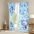 thumbnail image 3 of Castle Fairy Cute Axolotl Blackout Curtains Set of 2 (52x84 Each),Floral Window Curtains, 3 of 6