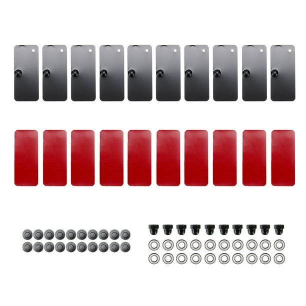 Rear Window Louver Replacement Hardware Double Side Mounting