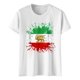 thumbnail image 1 of Tops de Cuello Alto para las Mujeres Amante Impreso Cuello Redondo Manga Corta Camiseta Casual, Blusa Diaria de Estiramiento Suave, 1 of 5