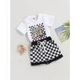 thumbnail image 2 of Toddler Baby Boy Summer Clothes Mamas Little Boy Short Sleeve T Shirt Tops Infant Rolled Drawstring Shorts Set, 2 of 8