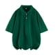 thumbnail image 1 of pstuiky Camisas de manga corta para hombre, Camiseta de manga corta con solapa de color liso para hombre camisetas de hombre xxxxl, 1 of 3