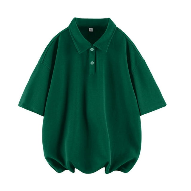 Aqestyerly Polo à Col Rabattu pour Hommes, Grande Taille, à la Mode, Tenue de Sport Décontractée, Léger, Respirant, Confortable