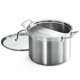 thumbnail image 2 of Olla para cocinar pasta Tramontina Lock & Drain de acero inoxidable de 8 litros, 2 of 9
