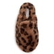 thumbnail image 1 of Zapatillas Laura Ashley de espuma viscoelástica con estampado animal, color marrón, 1 of 5
