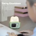 thumbnail image 4 of Cute Timer Clock Toaster Lamp USB Charging Bedside Night Light LED Digital Table Clock Alarm s20241224462, 4 of 5
