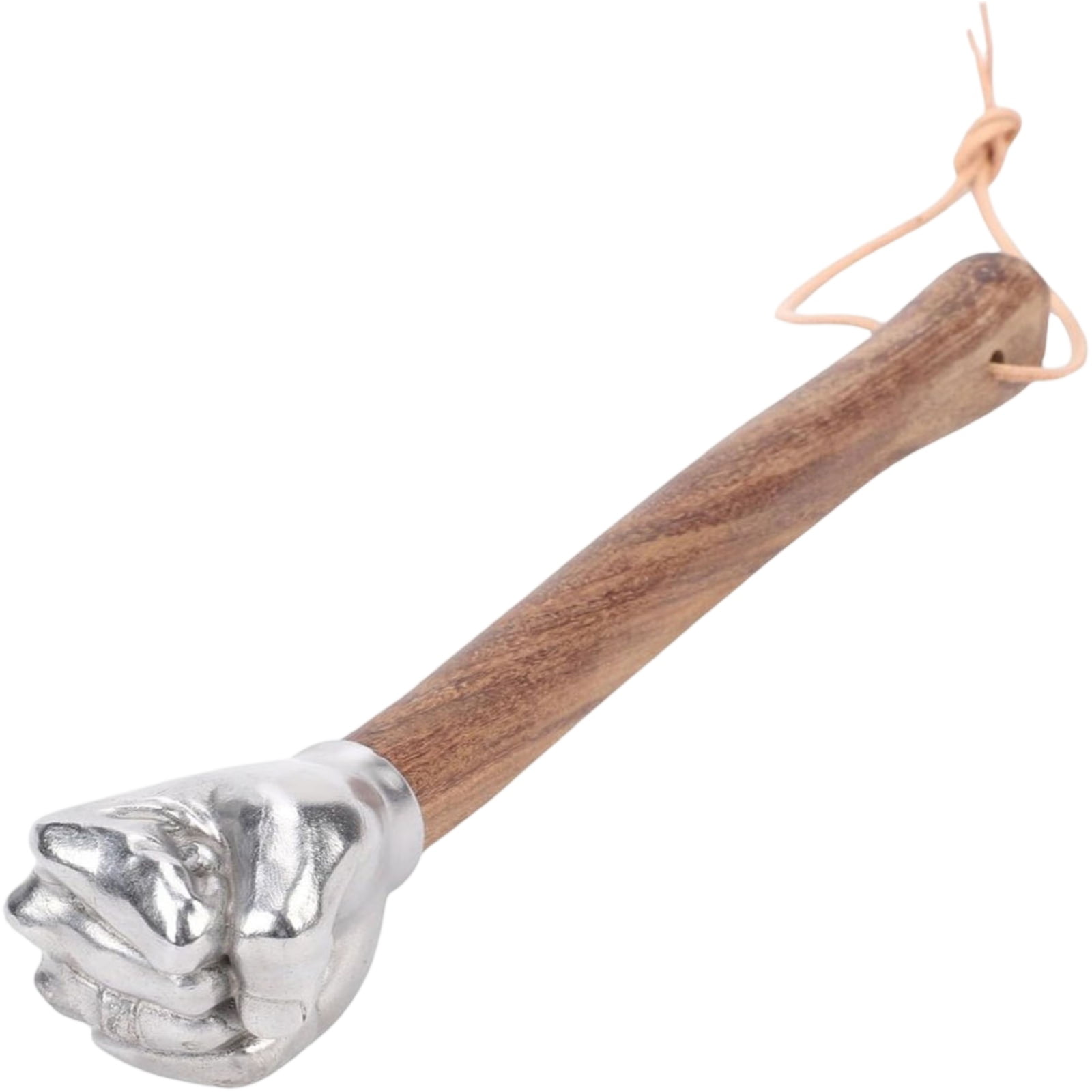 Hardened Fist Hammer with Multi-Functional Integrated Wooden Handle, Pendant Design Tool for Construction and Gardening Work, Versatile Garden Tools for Home Use and Yard Tasks