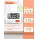 thumbnail image 3 of Digital Timer Egg Timer Digital Kitchen Timer with Clock, Stopwatch, Alarm Clock, Magnet, 3-Level Volume, LCD Display for Learning, Cooking, Sports, 3 of 5