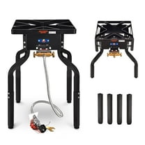 High BTU Single Propane Burner For Outdoor Cooking Gas Camp Stove
