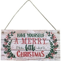 Christmas Décor Wood Hanging Sign Merry Christmas