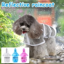 kladzum Dog Raincoat Hooded, Water Proof Dog Rain Jacket Dog Raincoat Large Dog Large Dog Reflective Transparent Raincoat Raincoat, Dogs Lightweight Rain Jacket