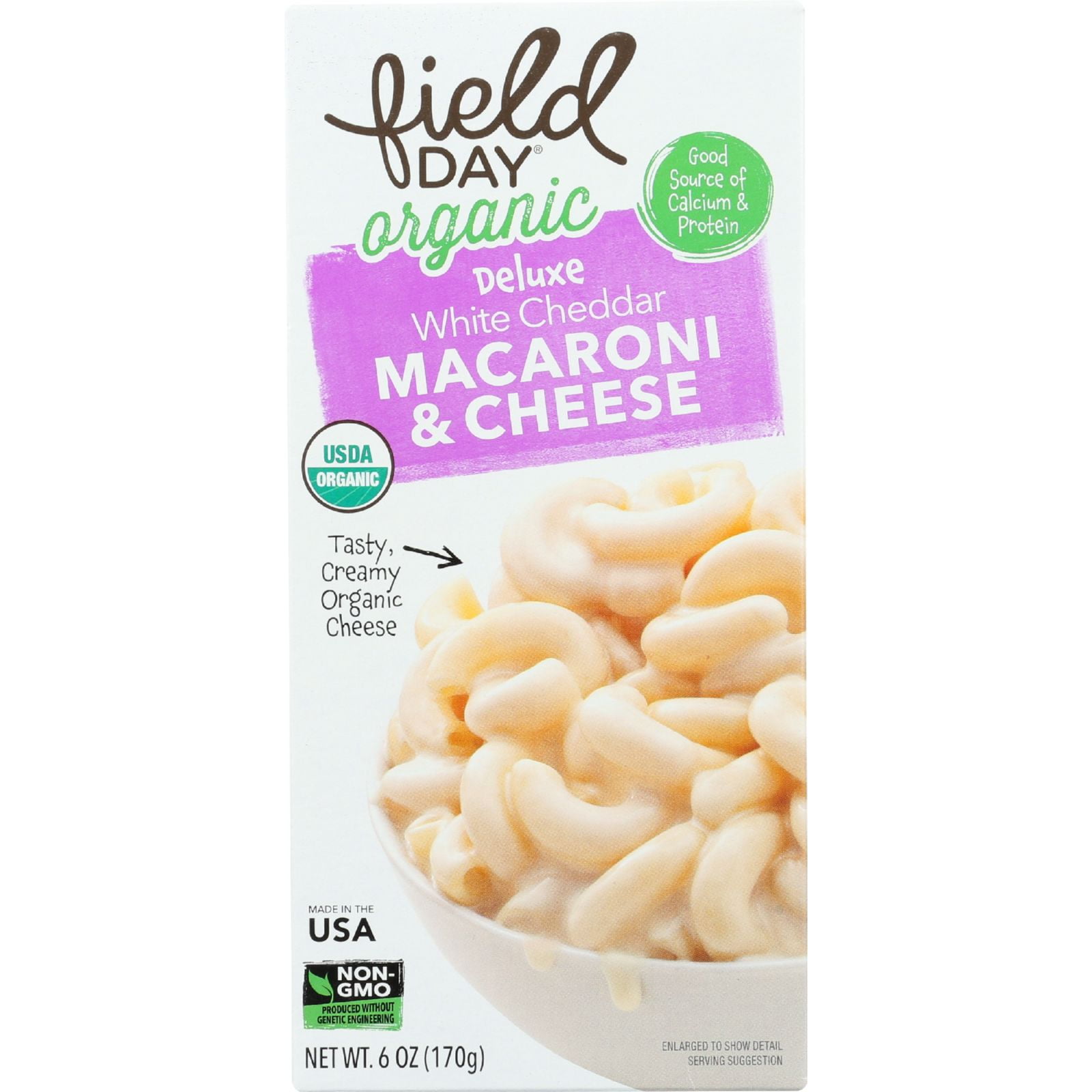Field Day Macaroni And Cheese Organic Deluxe White Cheddar 6 Oz