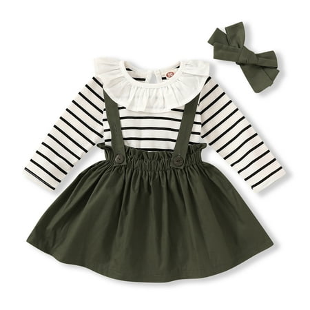 

Younger Tree Toddler Baby Girl Fall Winter Long Sleeve Dresses Clothes Outfits for 0-6 Months