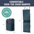 thumbnail image 3 of CleverMade 2-Compartment Laundry Hamper - Gray/Stone, 3 of 7