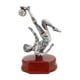 thumbnail image 1 of Figura de trofeo de fútbol, escultura artística de recuerdo, pieza central, trofeo de resina con temática de fútbol para competiciones deportivas., 1 of 9